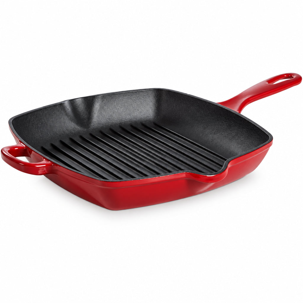 BK Bourgogne Grill Pan 26cm Chili Red
